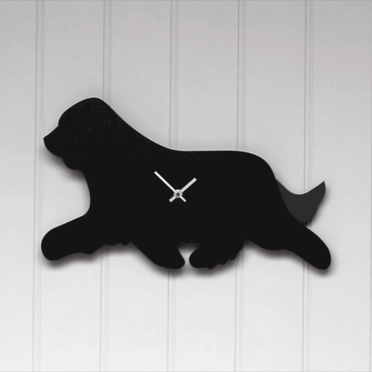 The Labrador Company-Bearded Collie Clock 2
