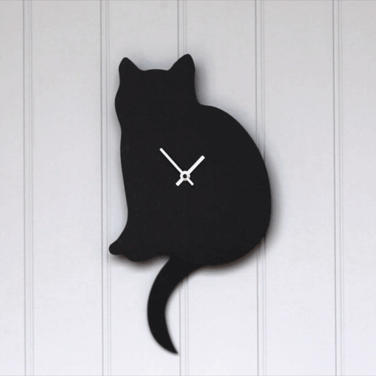 The Labrador Company-Cat Clock 2