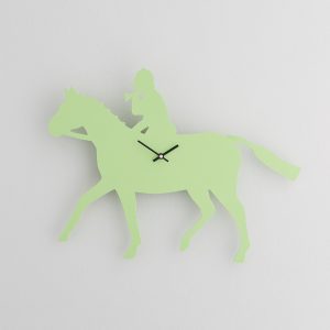The Labrador Co.-Green Huntsman Clock with wagging tail - last one!