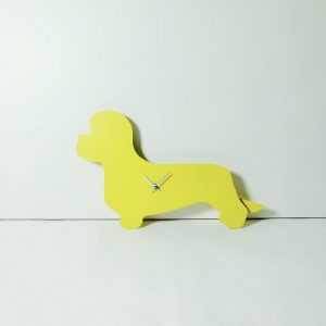 The Labrador Co.-Yellow Dandie Dinmont Wagging Tail Clock - Last one!