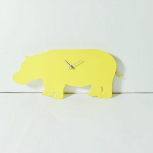 The Labrador Co.-Yellow Hippo Clock with wagging tail Last one!