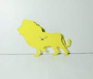 The Labrador Co.-Yellow Lion Wagging Tail Clock - last one!