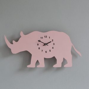 The Labrador Co.-Pink Lurcher Clock with wagging tail - last one! (Copy)