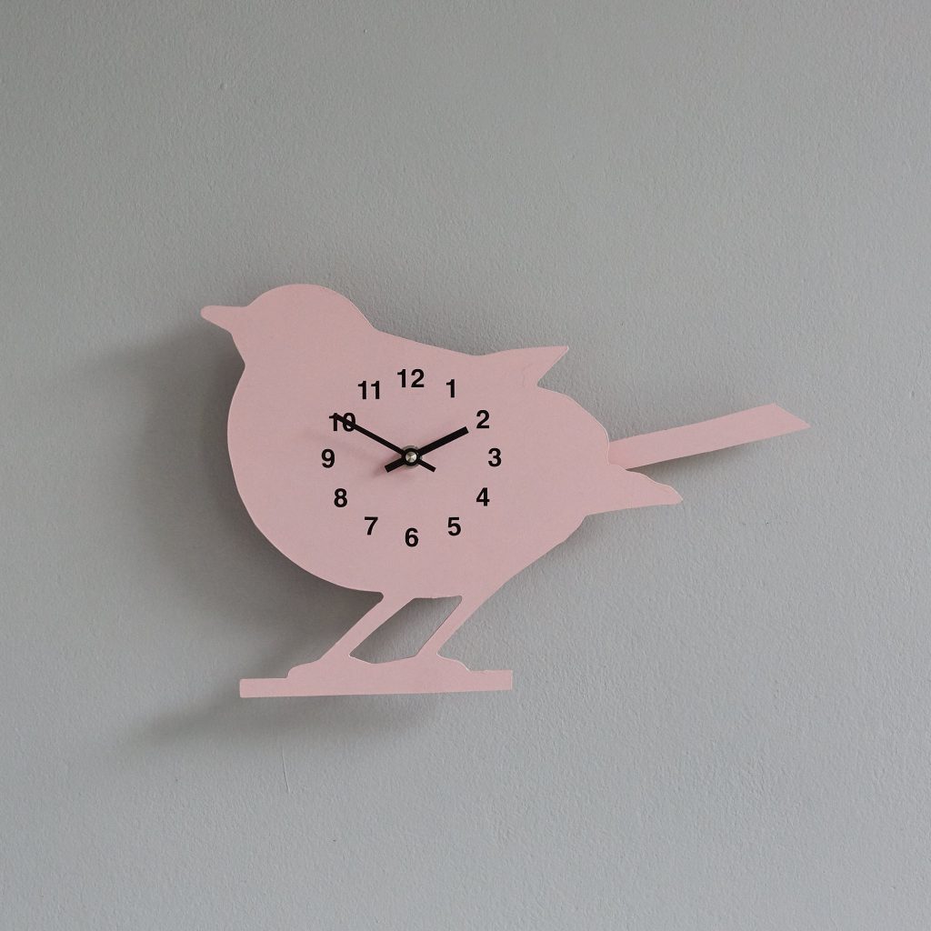The Labrador Co.-Pink Show Jumper Clock with wagging tail - last one! (Copy)