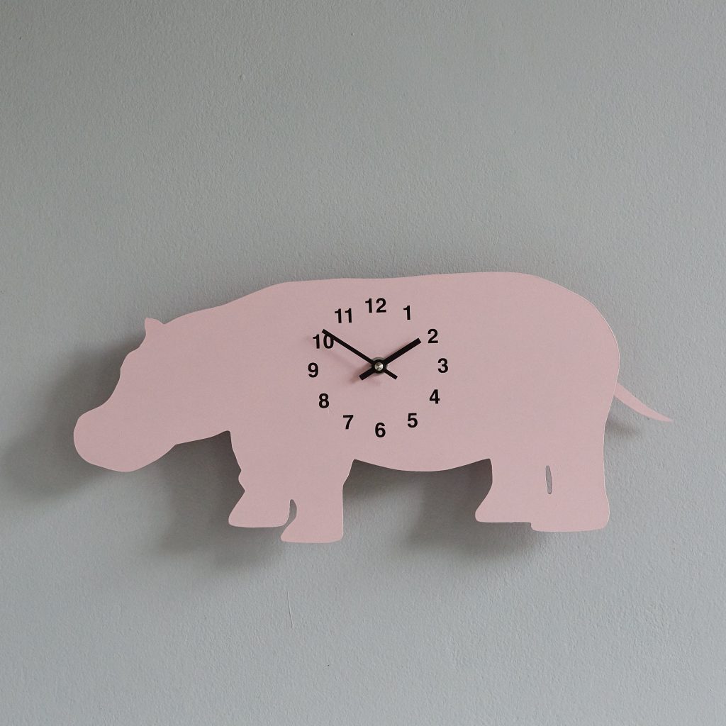 The Labrador Co.-Pink Race Horse Clock with wagging tail - last one! 2
